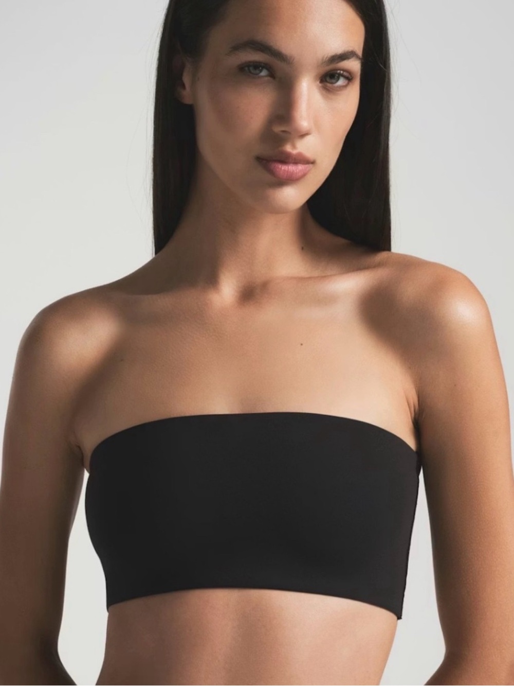SKIMS Fits Everybody Strapless Bandeau - Onyx